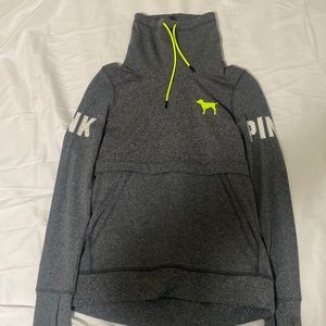 pink ultimate athletic sports mockneck